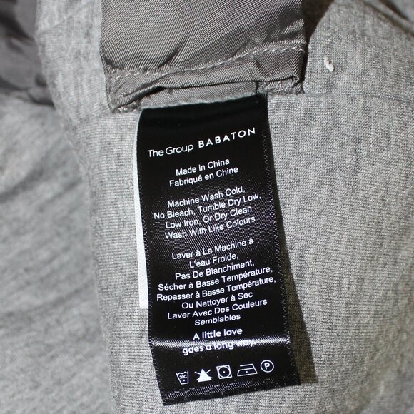 Aritzia  the Group Babaton Gilman zip black bomber  lined jacket size Medium - Picture 7 of 8